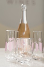 Acrylic Champagne Flute 4 Pack