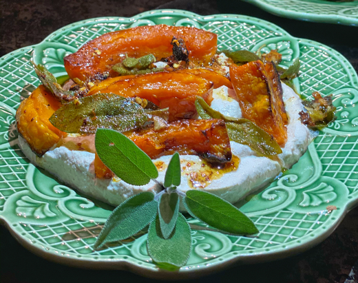 Vegetarian or Vegan Sage Butternut Squash