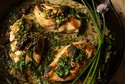 Jura Style Chicken with Morel Mushroom Cream Sauce